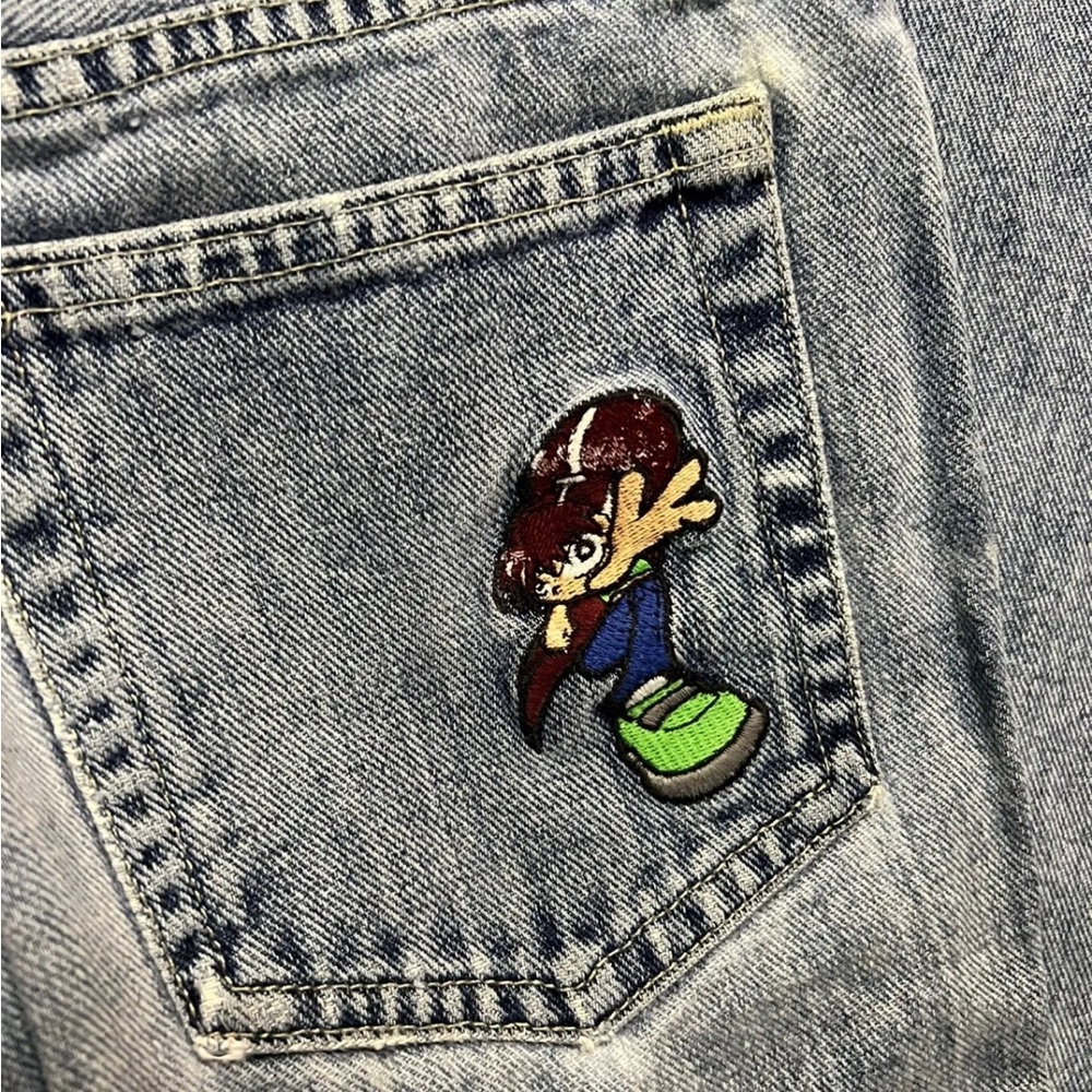 jnco jeans Size 5 Flaunt Fit Trashed Distressed Skater Punk Grunge READ  USA - Picture 6 of 10